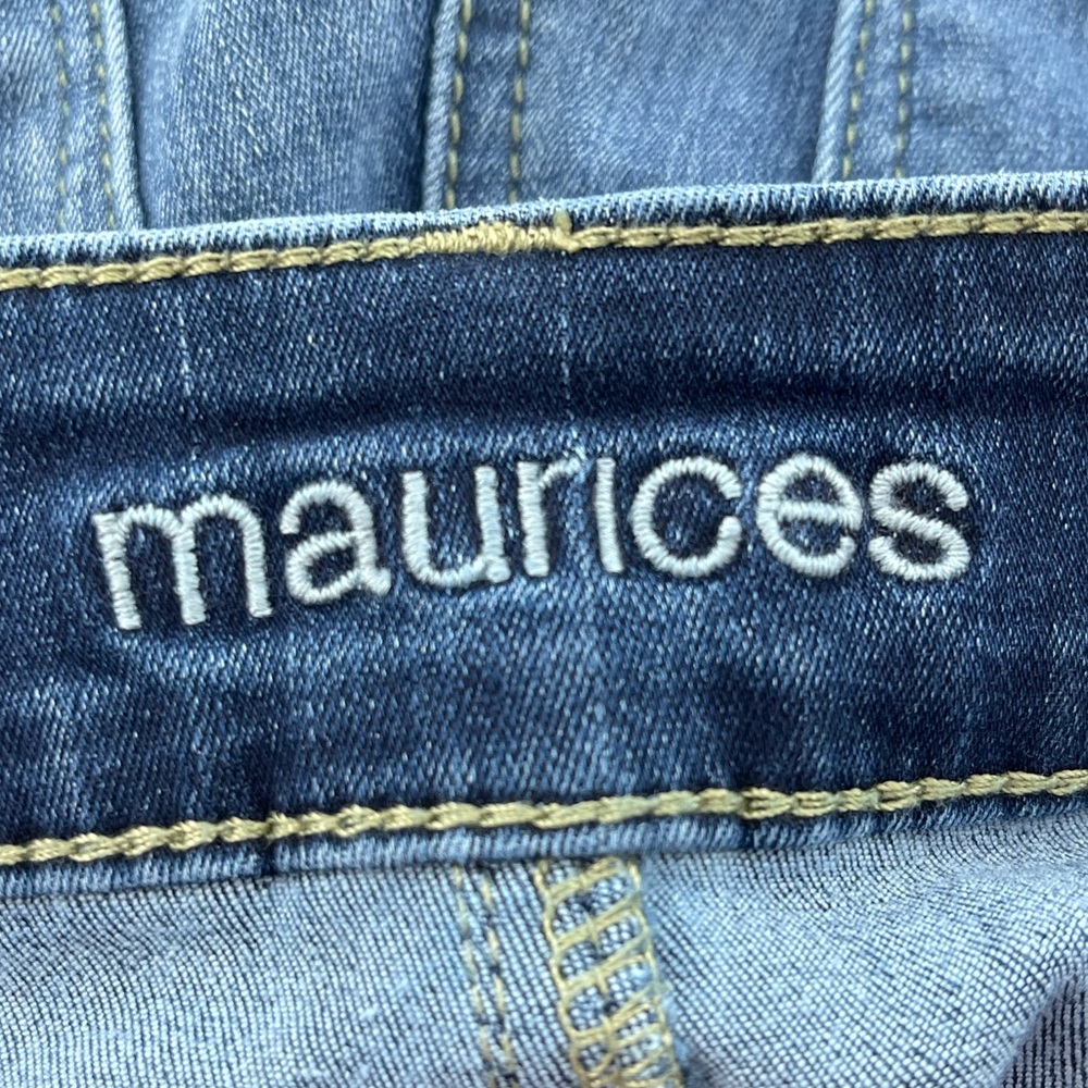 Maurices Medium Wash Skinny Jeans, Soft Stretch Denim, Women's 28/Small Long - Picture 4 of 5